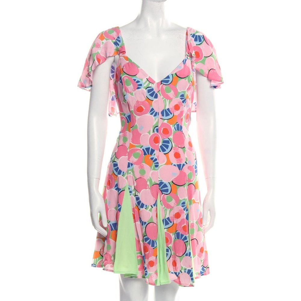 Staud Chiquita Floral Mini Dress NWT